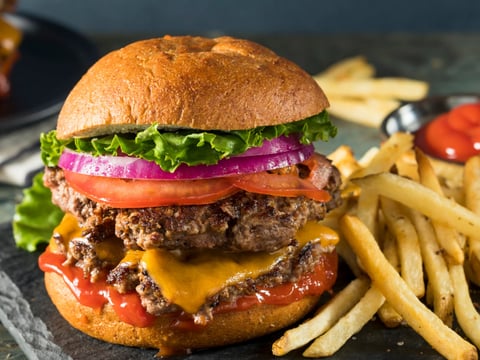 Contenuti audiovisivi premium per hamburgerie e ristoranti — Foto & video per web e social