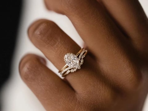 Produzione audiovisiva anelli da matrimonio e fedi nuziali — Foto & video